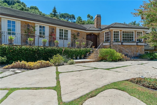 view of ranch-style home