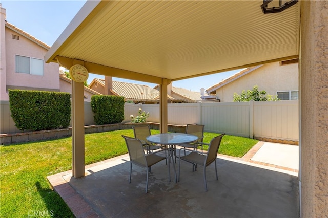 view of patio