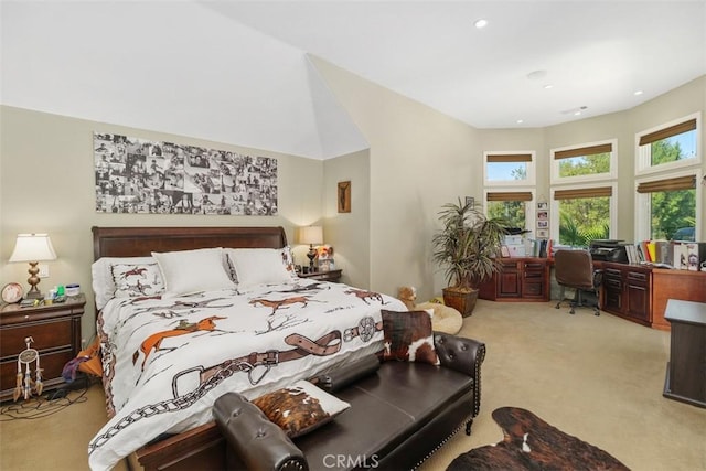41565 Avenida Conchita, Murrieta, CA 92562 - bedroom with carpet, an office area, and recessed lighting