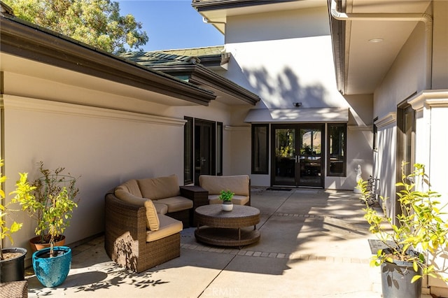 view of patio / terrace featuring an outdoor hangout area