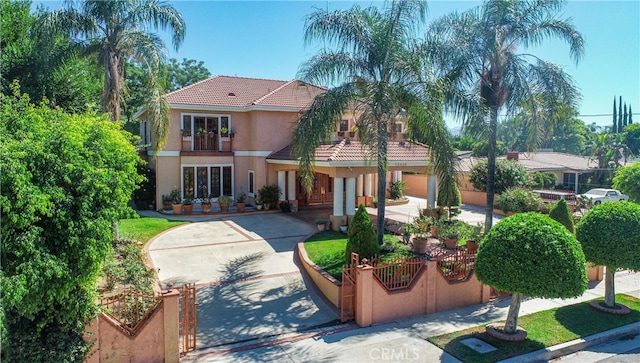 view of mediterranean / spanish home