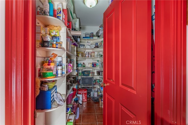 view of pantry