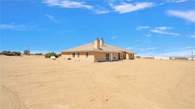 view of rear view of property