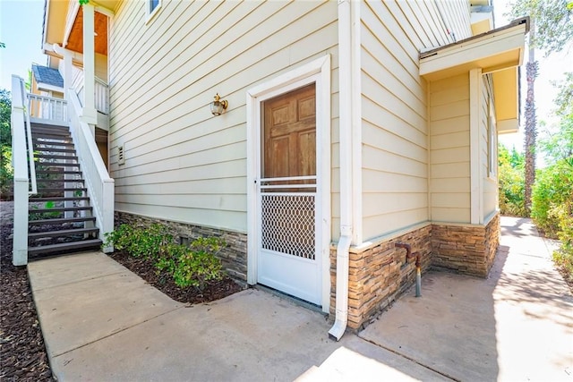 view of entrance to property