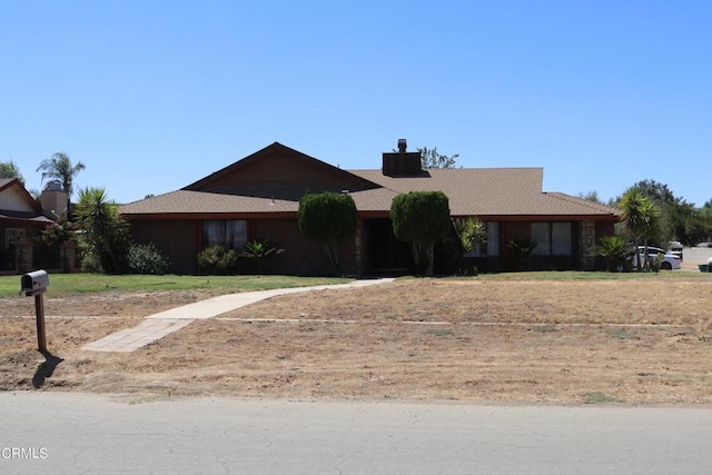 view of ranch-style home