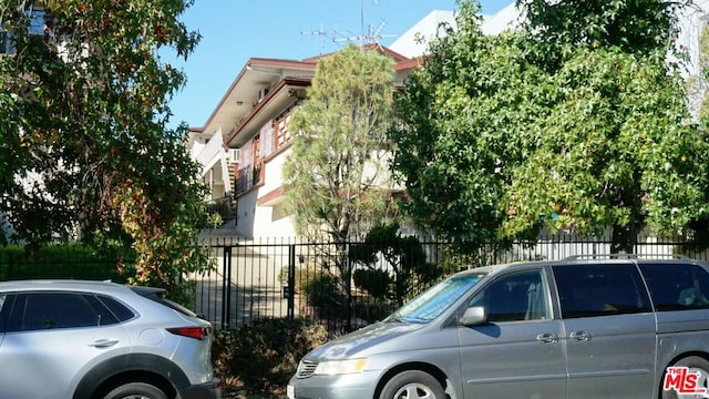 view of obstructed view of property