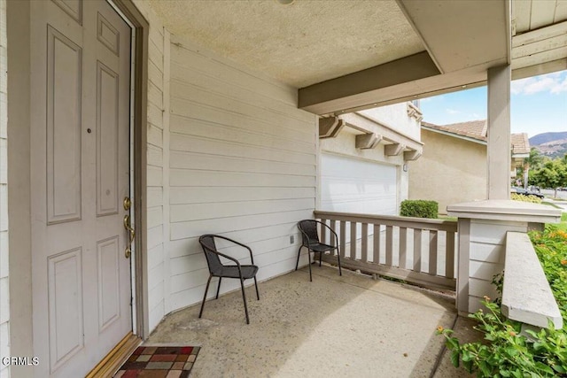 exterior space with a porch