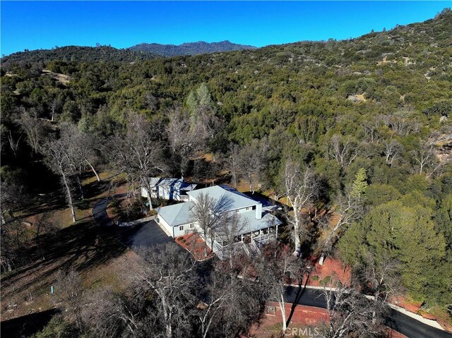 46469 Wallu Ln, Ahwahnee, CA 93601 - aerial view with a view of trees