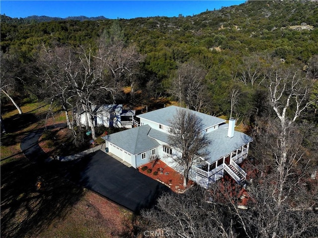 46469 Wallu Ln, Ahwahnee, CA 93601 - aerial view with a view of trees