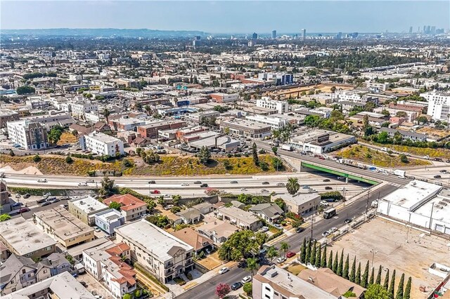 5426 La Mirada Ave, Los Angeles, CA 90029 - bird's eye view featuring a city view