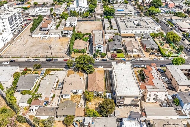 5426 La Mirada Ave, Los Angeles, CA 90029 - bird's eye view featuring a residential view