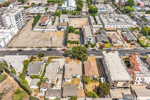 5426 La Mirada Ave, Los Angeles, CA 90029 - drone / aerial view featuring a residential view