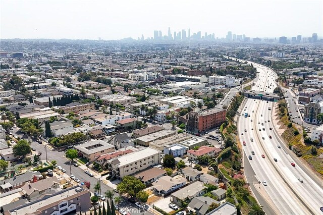 5426 La Mirada Ave, Los Angeles, CA 90029 - bird's eye view with a view of city