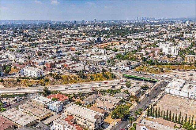 5426 La Mirada Ave, Los Angeles, CA 90029 - bird's eye view with a city view