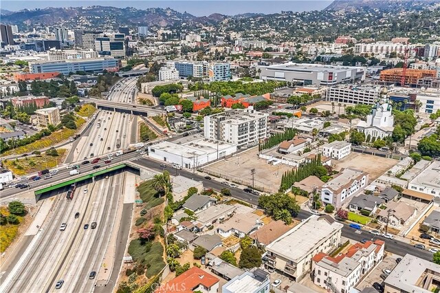 5426 La Mirada Ave, Los Angeles, CA 90029 - bird's eye view with a city view