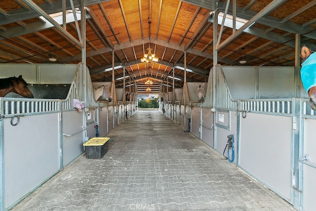 view of stable