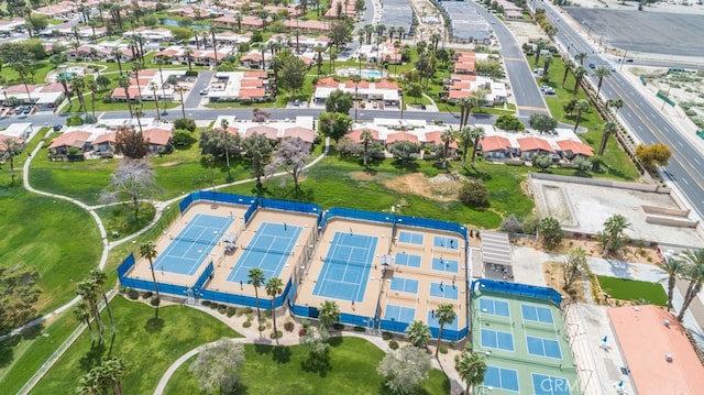 bird's eye view featuring a residential view