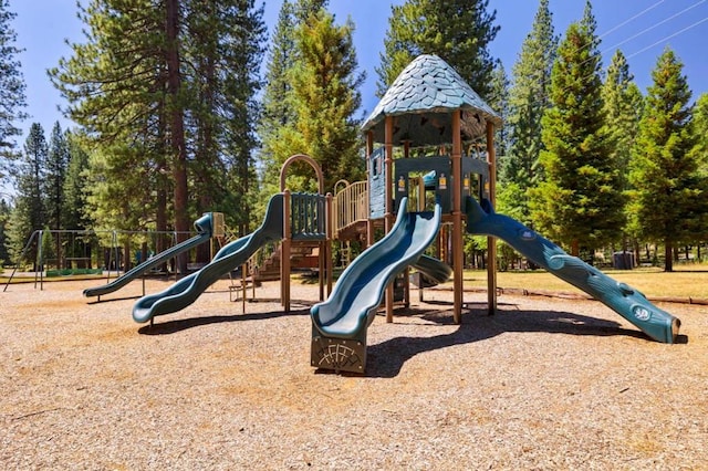 view of jungle gym