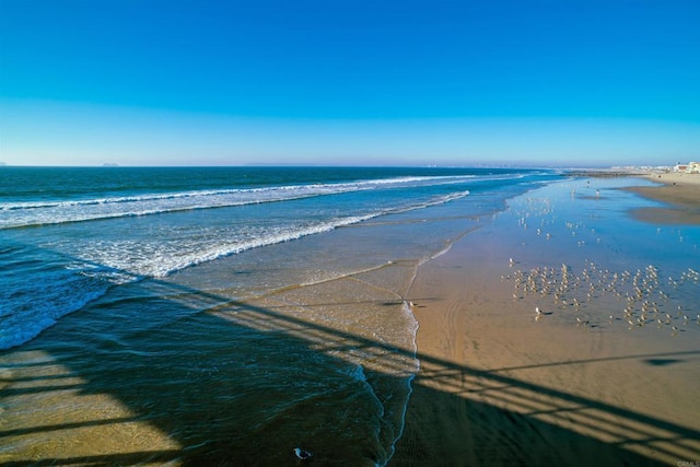 water view featuring a view of the beach