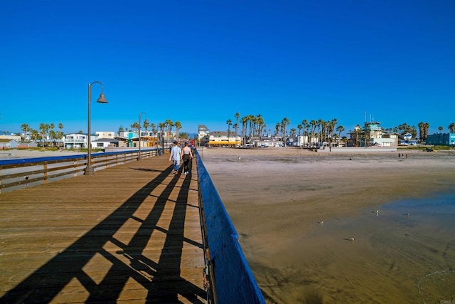 view of dock