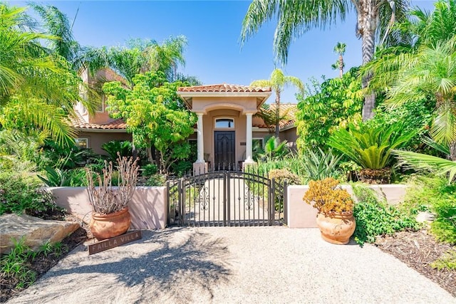 view of mediterranean / spanish home