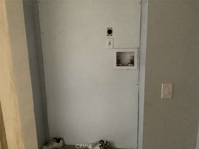 5645 Cahuilla Ave Unit 29, Palms, CA 92277 - laundry area featuring electric dryer hookup and hookup for a washing machine