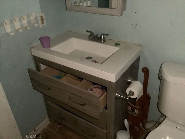 5645 Cahuilla Ave Unit 29, Palms, CA 92277 - bathroom with toilet and vanity