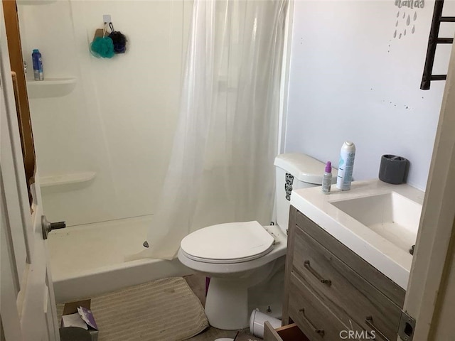 5645 Cahuilla Ave Unit 29, Palms, CA 92277 - bathroom featuring vanity and a stall shower