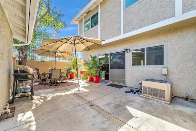 view of patio / terrace featuring area for grilling