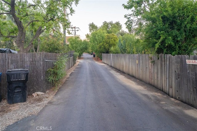 view of street