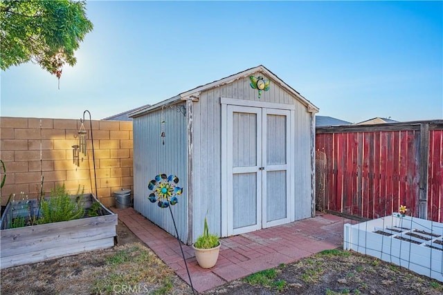 view of outbuilding