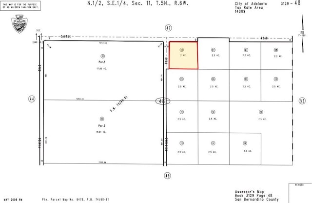 0 Cactus Rd, Adelanto CA, 92301 land for sale