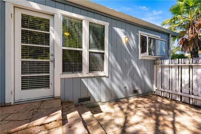 view of home's exterior featuring a patio area