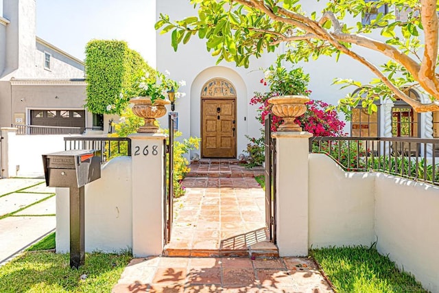 view of entrance to property