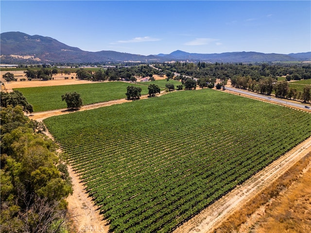 mountain view featuring a rural view