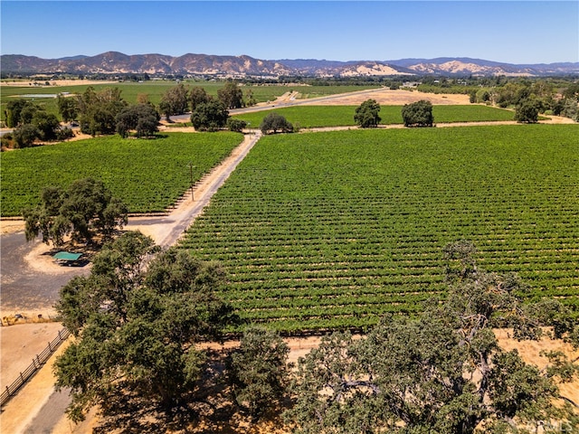 property view of mountains featuring a rural view