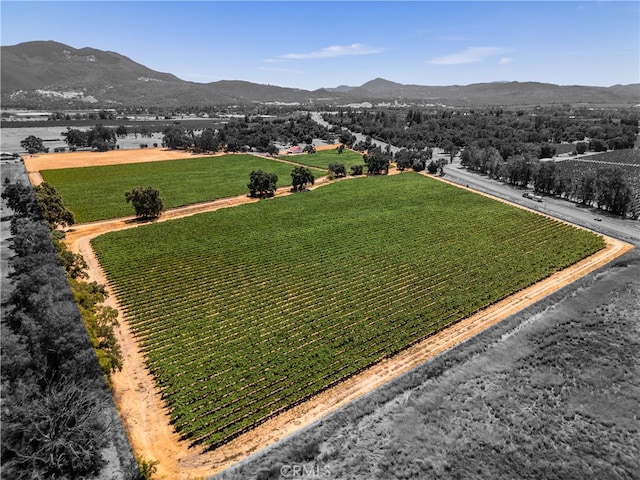 mountain view featuring a rural view