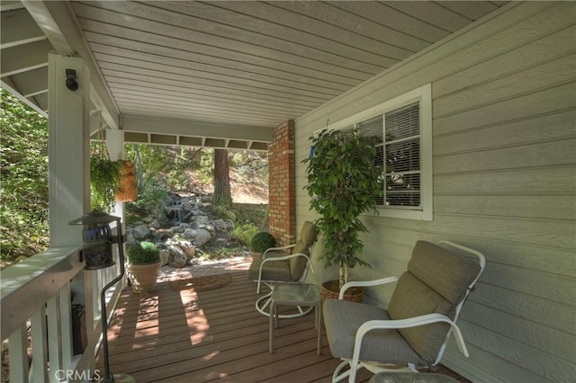 30184 Sky Line Dr, Running Springs, CA 92382 - view of deck
