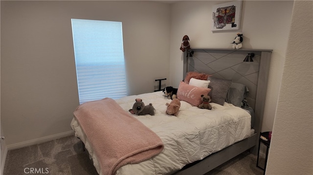 bedroom featuring carpet floors