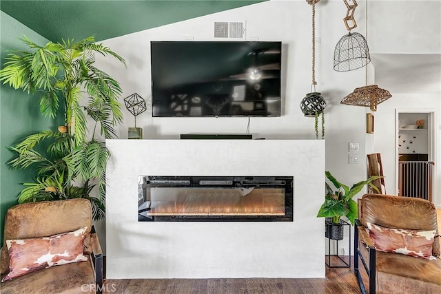 interior details featuring hardwood / wood-style floors