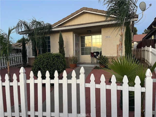 view of front of home