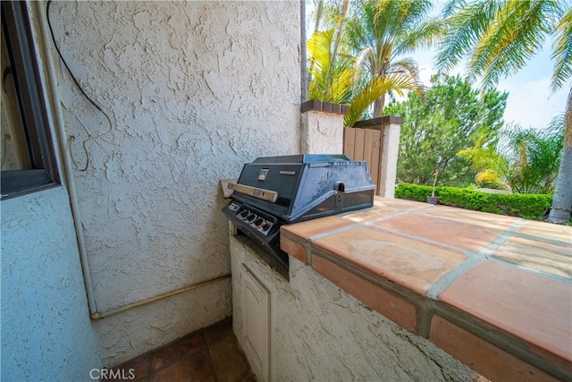 view of patio / terrace featuring grilling area