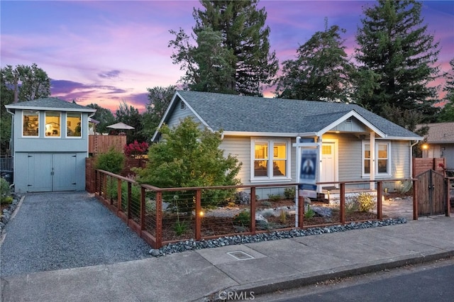 view of front of home