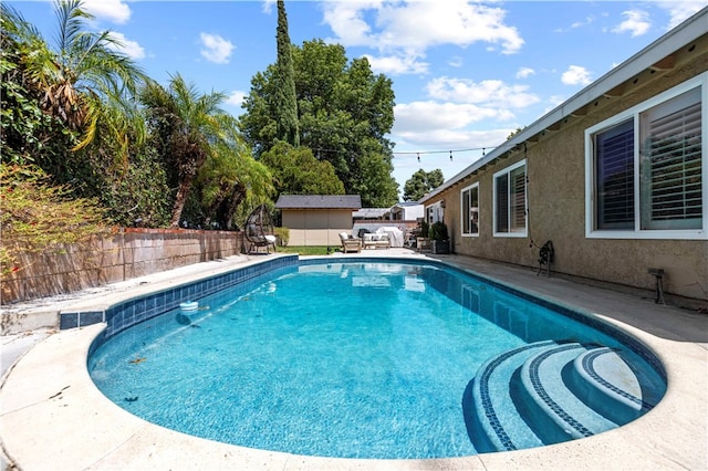 view of pool