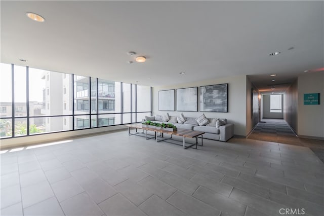 view of unfurnished living room