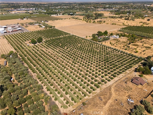 aerial view featuring a rural view