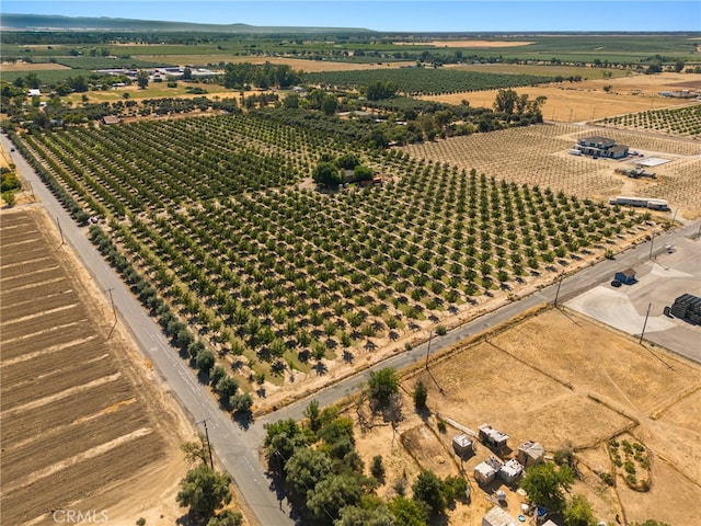 drone / aerial view featuring a rural view