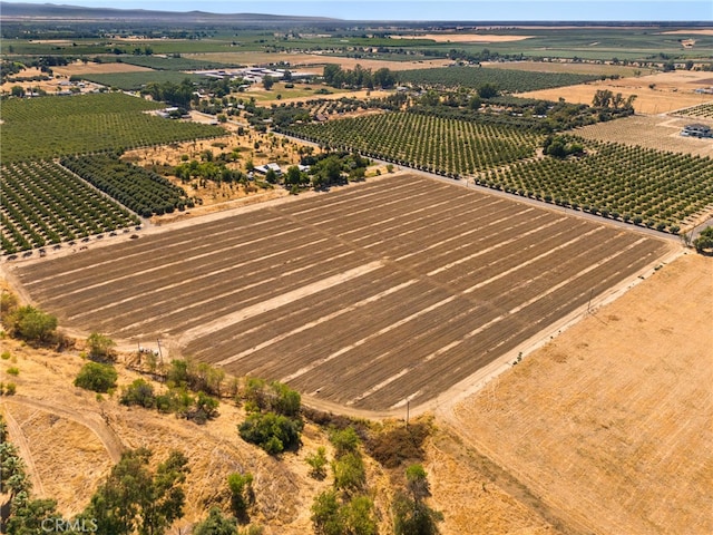 aerial view featuring a rural view