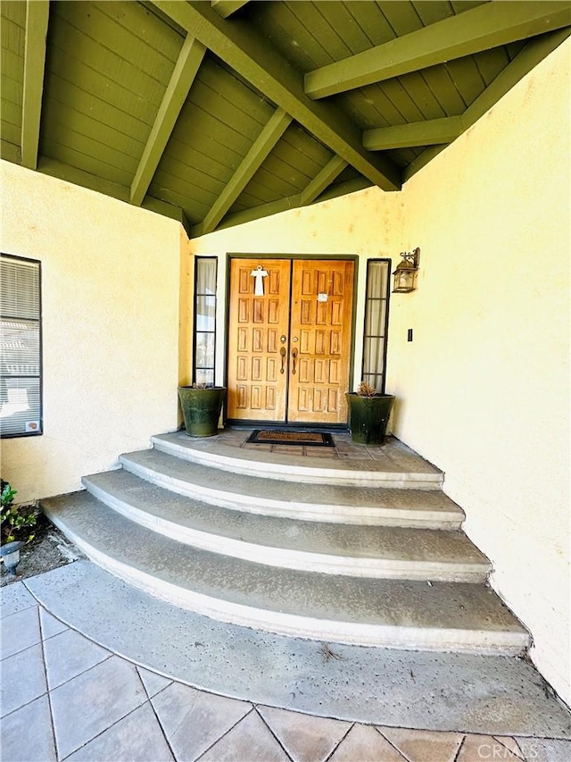 view of entrance to property