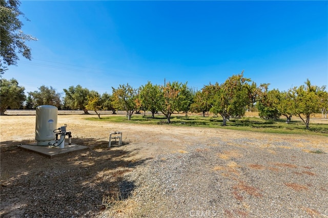 view of yard featuring a rural view